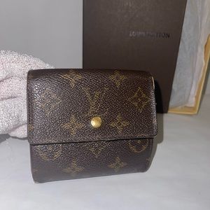 LOUIS VUITTON Porte Monnaie Trifold Wallet Monogram #M61660